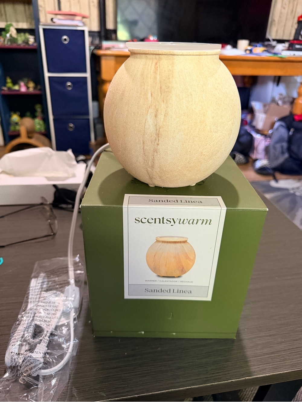 Scentsy Sanded Linea Warmer
